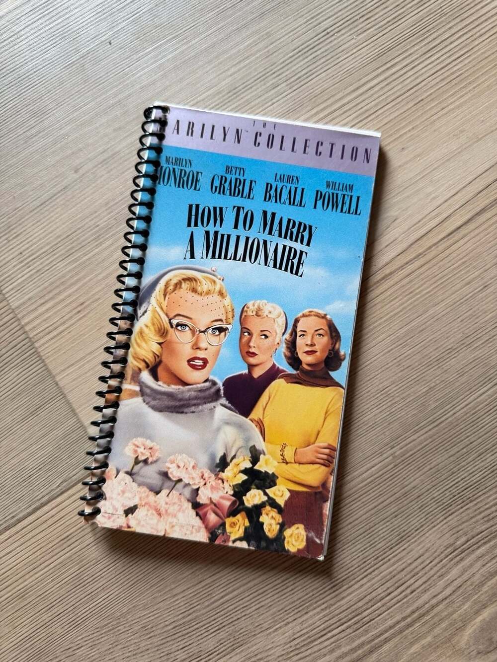 The Marilyn Collection: How To Marry A Millionaire 1992  Spiral Bound Notebook
